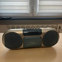 Radio irradio stereo portatile con radio cassette