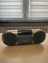 Radio irradio stereo portatile con radio cassette
