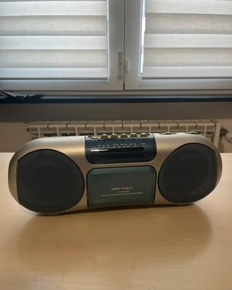 Radio irradio stereo portatile con radio cassette