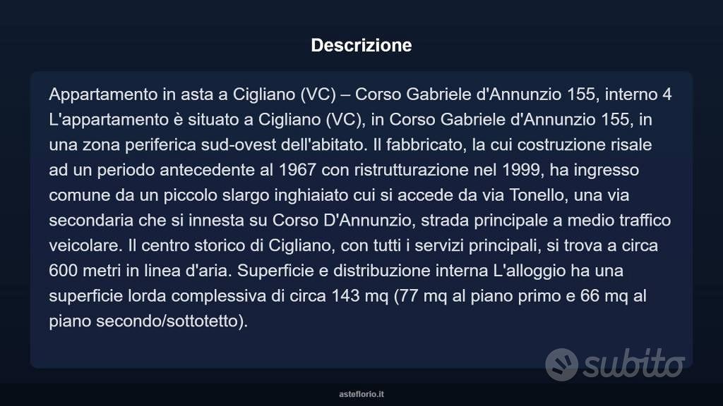 Appartamento – Cigliano, Vercelli - Vista 4
