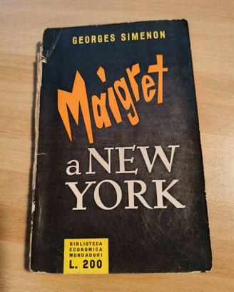 Libro "Maigret a New York" - G. Simenon 1956
