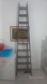 scala legno 10 gradini doppia salita