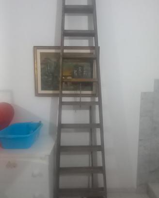 scala legno 10 gradini doppia salita