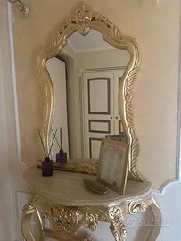 console barocca colore oro