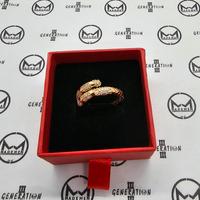 Anello regolabile in acciaio Inox di colore gold 