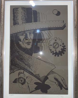 grafica vintage, decor retrò “surrealismo meccanic