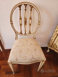 Sedia Antica in Stile Luigi XVI 