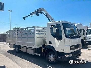 Daf 45.180 Gru+verricello e cassone 6.20mt DISCO