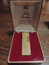 Accendino Colibrì John Sterling laminato oro