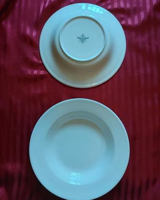 Coppia di piatti fondi Villeroy e Boch