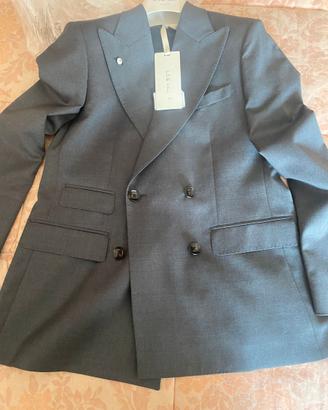 Giacca  L.B.M 1911 ORIGI-doppiopetto grigio uomo