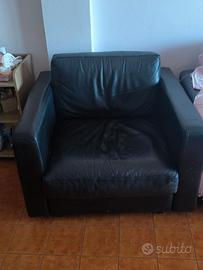 POLTRONA IN VERA PELLE