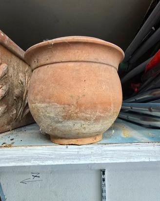 piccolo vaso  in terracotta vintage