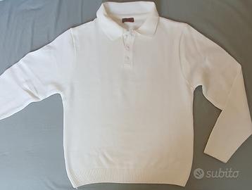 Maglione bianco panna uomo M