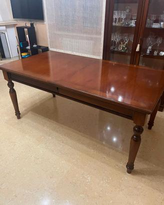 Tavolo da soggiorno in ciliegio apribile