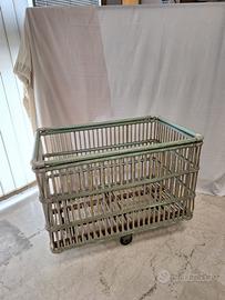 Carrello plastica tubolare