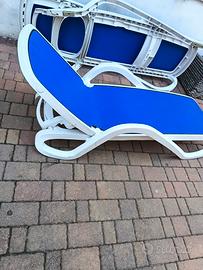 lettini per  piscina 
