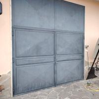 cancello portone ferro battuto box garage