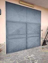cancello portone ferro battuto box garage