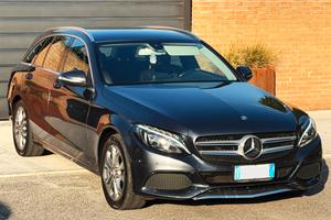 Mercedes C 220d-Navi,Led,Pelle-Full-Euro6-2015