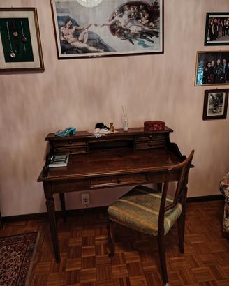 scrivania in legno arte povera fatta artigiano fio