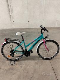 CityBike con portapacchi ragazza 26 pollici 