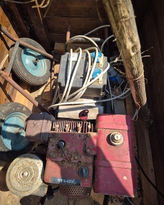 generatore 11 cv HP carrellato trasportabile