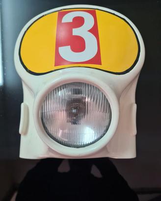 Moto cross mascherina con faro