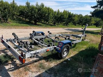 carrello porta imbarcazioni o  1500KG