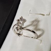 Anello stella regolabile 925