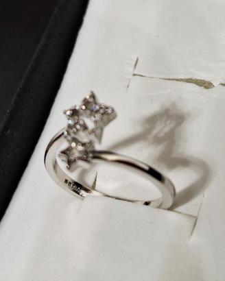 Anello stella regolabile 925