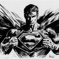 disegno a china superman 