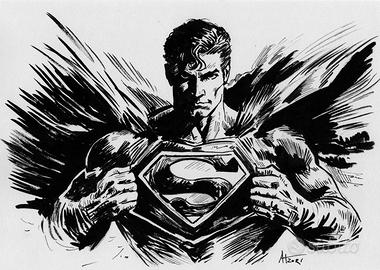disegno a china superman 