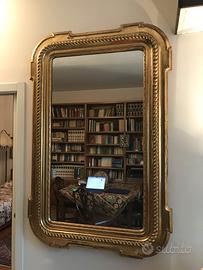 Grande Specchiera con cornice lavorata fine '800