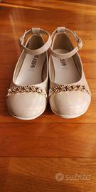 Scarpe ballerine cerimonia bambina n. 34