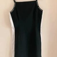Vestito tubino donna Calvin Klein Jeans nero/bianc