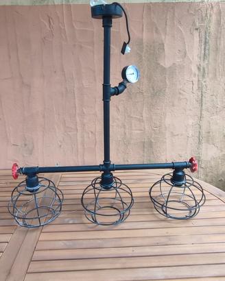 lampadario industrial