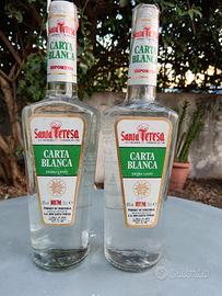 2 Rum Santa Teresa Bianco Vintage anni 90 