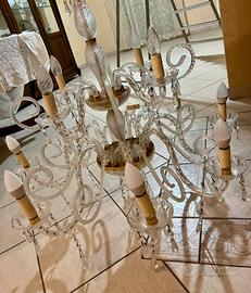 Lampadario di cristallo