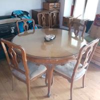 Sala da pranzo stile Chippendale 