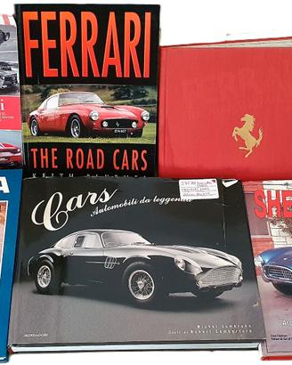 Lotto 15 libri automobilismo Ferrari-Shelby.