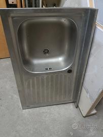 lavabo una vasca inox