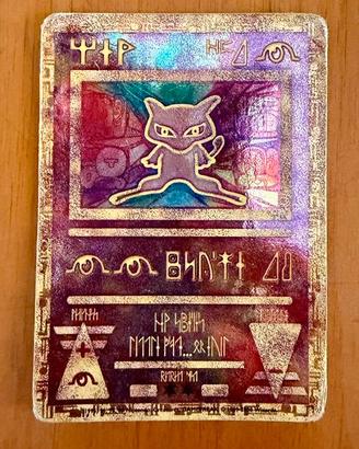 Ancient Mew carta pokemon PELLICOLA ROVINATA