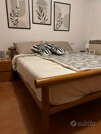 Letto matrimoniale piu comodini