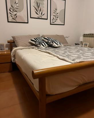 Letto matrimoniale piu comodini