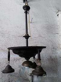 Antico Lampadario a 3+1 luci