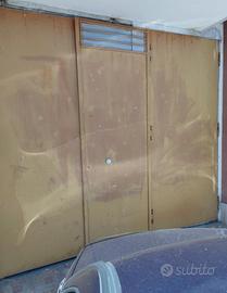 Portone in ferro zincato