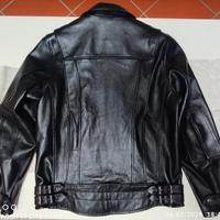 giubbotto pelle uomo da biker " L"