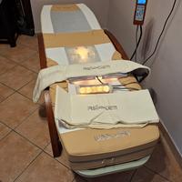 Lettino massaggiante con infrarossi