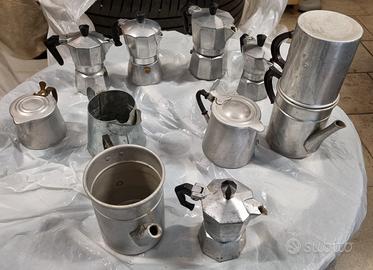 caffettiere e lattiere alluminio